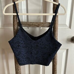 Athleta long line sports bra, size medium